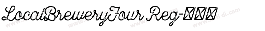 LocalBreweryFour Reg字体转换